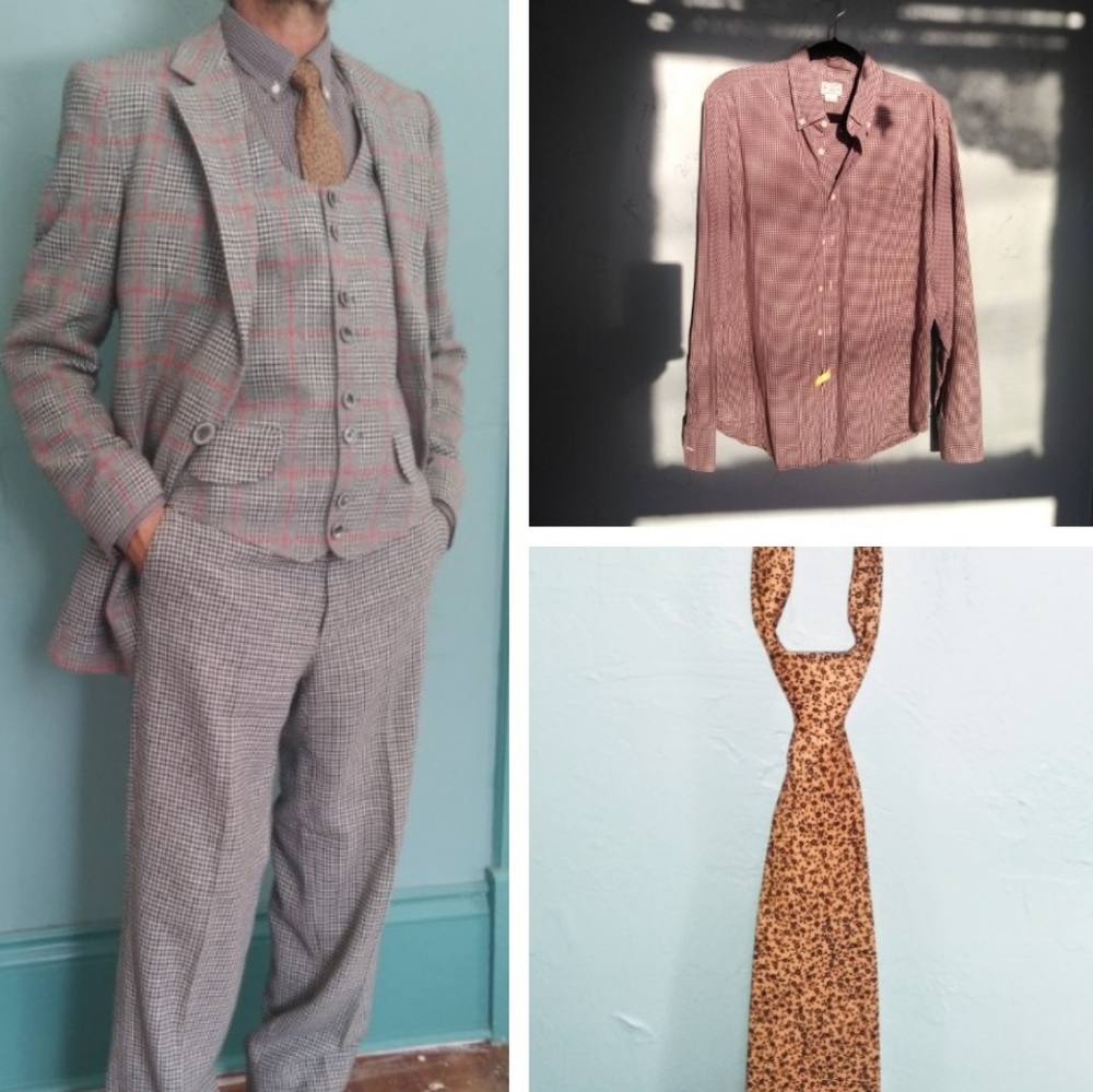 ❌ SOLD ❌ VTG 3 piece W. Germany suit comp w/shirt